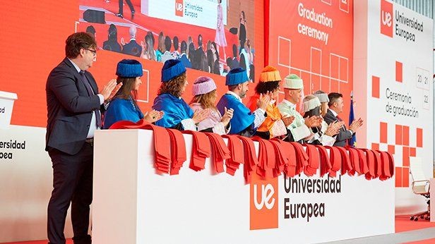 graduation ceremony at Universidad Europea
